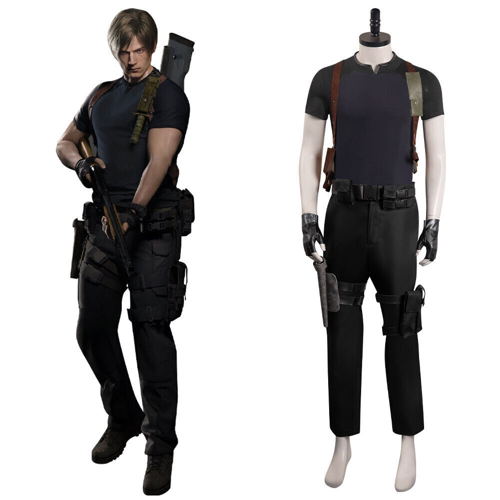 Leon Scott Kennedy cosplay with Peruk wig from Resident Evil, featuring detailed costume and accessories by Shadora.